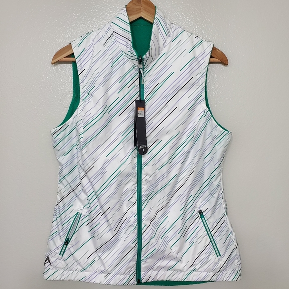 Antigua Treasure Reversible Sleeveless Golf Vest - Picture 1 of 8